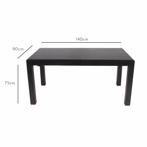 Magnus Black Small Dining Table